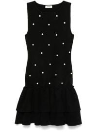 SANDRO bead-embellished Mini Dress Black PH at Farfetch