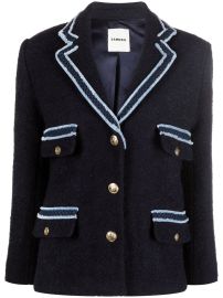 SANDRO button-front Tailored Blazer - at Farfetch