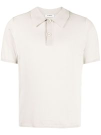 SANDRO fine-knit short-sleeve Polo Shirt - at Farfetch