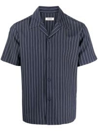 SANDRO short-sleeve Pinstripe Shirt - at Farfetch