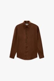 SATIN EFFECT SHIRT - Oyster White   United States at Zara