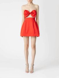 SAU LEE Estelle Dress In Red Shop Premium Outlets at Shop Simon