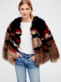 SCARLET FAUX FUR JACKET at Free People