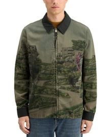 SCOTCH SODA Mens Photo-Print Twill Coach Jacket - Macys at Macys