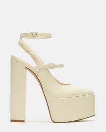 SCOTLYN Bone Platform Block Heel Women39s Heels Steve Madden at Steve Madden