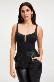 SCUBA U CORSET BODYSUIT BLACK001 - GOOD AMERICAN at Good American