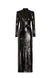 SEQUIN TEARDROP GOWN - BLACK - Scanlan Theodore at Scanlan Theodore