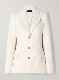 SERGIO HUDSON Cotton-twill blazer NET-A-PORTER at Net a Porter