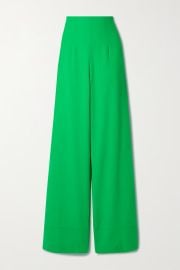 SERGIO HUDSON Stretch-wool crepe wide-leg pants NET-A-PORTER at Net a Porter