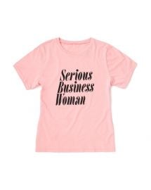 SERIOUS BUSINESS WOMAN TEE at Bando