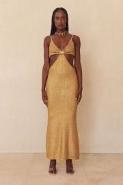 SERITA DRESS - GOLD CULT GAIA at Cult Gaia