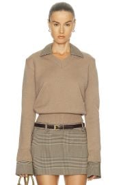 SEROYA Maia Sweater in Desert FWRD at FWRD
