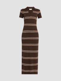 SEROYA Sam Stripe Polo Maxi Dress | Saks Fifth Avenue at Saks Fifth Avenue