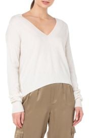 SERRA The Easy V-Neck Cotton Cashmere Sweater at Nordstrom