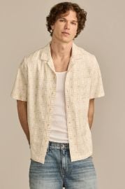 SHORT SLEEVE CAMP COLLAR SHIRT Lucky Brand at Lucky Brand