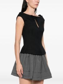 SHUSHU/TONG bow-embellishment Blouse | Blue | FARFETCH at Farfetch