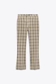 SIDE SLIT PLAID PANTS - Multicolored   United States at Zara