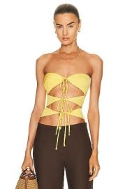 SIEDRES Sunny Top in Yellow FWRD at FWRD
