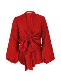 SILVIA TCHERASSI Rouge Honey Blouse Rouge Verishop at Verishop