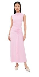 SIMKHAI Acacia Draped Jersey Maxi Dress Tulip S at Shopbop