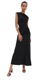 SIMKHAI Acacia Midi Dress Black XS at Shopbop