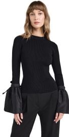 SIMKHAI Agata Long Sleeve Top at Shopbop