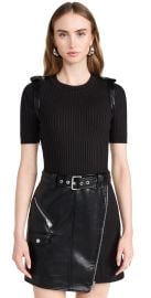 SIMKHAI Anisa Belted Knit Combo Mini Dress at Shopbop