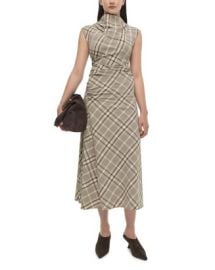 SIMKHAI Burke Sleeveless Draped Dress Bloomingdales at Bloomingdales