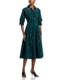 SIMKHAI Jazz Embellished Shirt Dress Bloomingdale39s at Bloomingdales