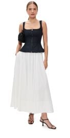 SIMKHAI Jolynn Midi Dress Black multi 6 at Shopbop