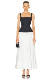 SIMKHAI Jolynn Midi Dress in Black Multi FWRD at FWRD