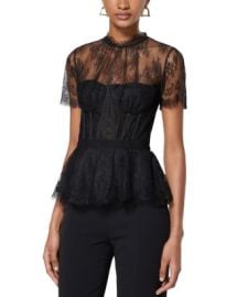 SIMKHAI Kehlani Lace Bustier Top Bloomingdales at Bloomingdales