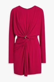 SIMKHAI Linds embellished twisted stretch-jersey mini dress at The Outnet