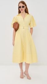 SIMKHAI Meridith Cotton Midi Dress | Shopbop at Shopbop