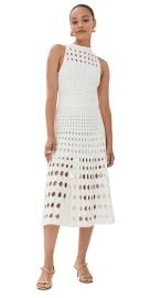 SIMKHAI Nash Dress Ivory M at Shopbop