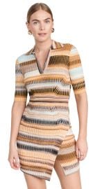 SIMKHAI Solana Polo Mini Wrap Dress at Shopbop