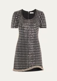 SIMKHAI Vivalie Short-Sleeve Mini Dress - at Bergdorf Goodman