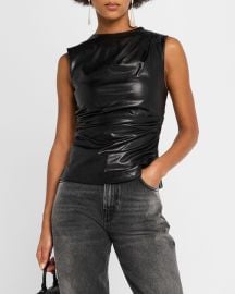 SIMKHAI Wynter Draped Top at Neiman Marcus