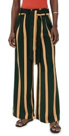 SIMONMILLER Alto Crepe Pants Fern/Mustard Stripe 6 at Shopbop