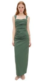SIR. Florent Balconette Gown Forest Green 0P at Shopbop