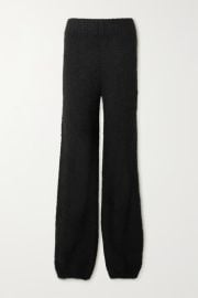 SKIMS Cozy Knit boucl pants - Onyx NET-A-PORTER at Net a Porter