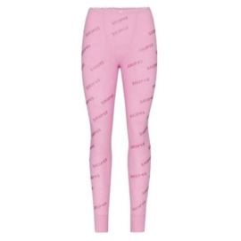 SKIMS Pants amp Jumpsuits Skims Rhinestone Logo Pointelle Legging Bubble Gum Pink Poshmark at Poshmark