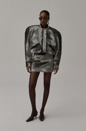 SKY PONY HAIR JACKET IN SILVER LEO SEASON at Leo Season