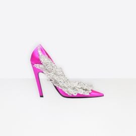 SLASH HEEL PUMPS ROSE FUCHSIA at Balenciaga