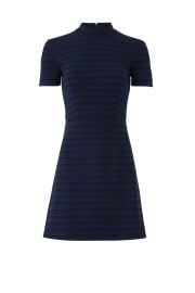 SLATE WILLOW NAVY STRIPE KNIT DRESS at Rent The Runway