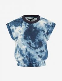 SLEEVELESS TIE-DYE TOP at Armani Exchange