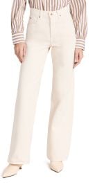 SLVRLAKE Grace Jeans Ecru 23 at Shopbop