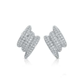SMALL DIAMOND CLAIRE EARRINGS Anita Ko at Anita Ko