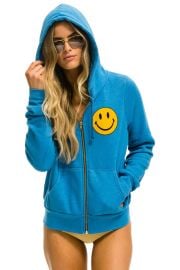 SMILEY 2 HOODIE - OCEAN - at Aviator Nation