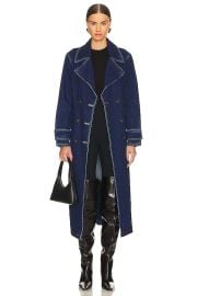 SNDYS Wren Denim Trench at Revolve